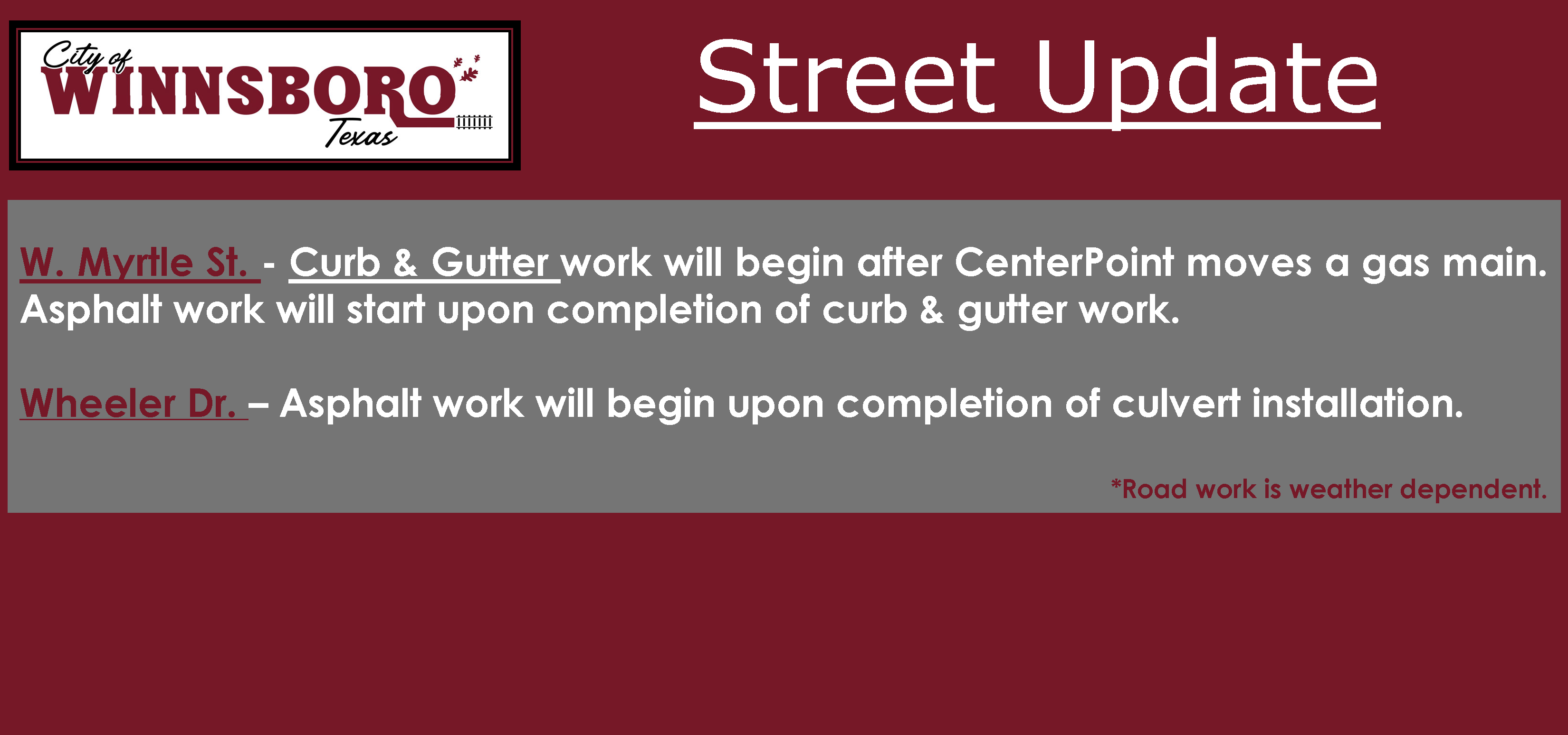 Street Update 11.17.25